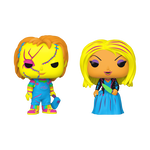 Pop! Chucky & Tiffany (Black Light) 2-Pack, , hi-res view 1